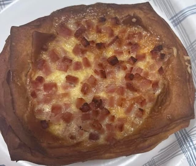 Quiche ham and Cheese.