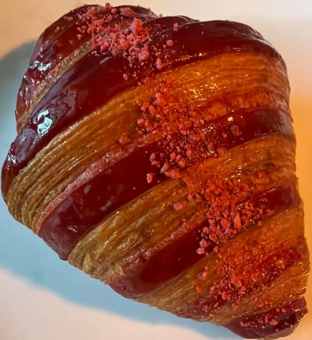 Strawberry & Mascarpone Croissant.